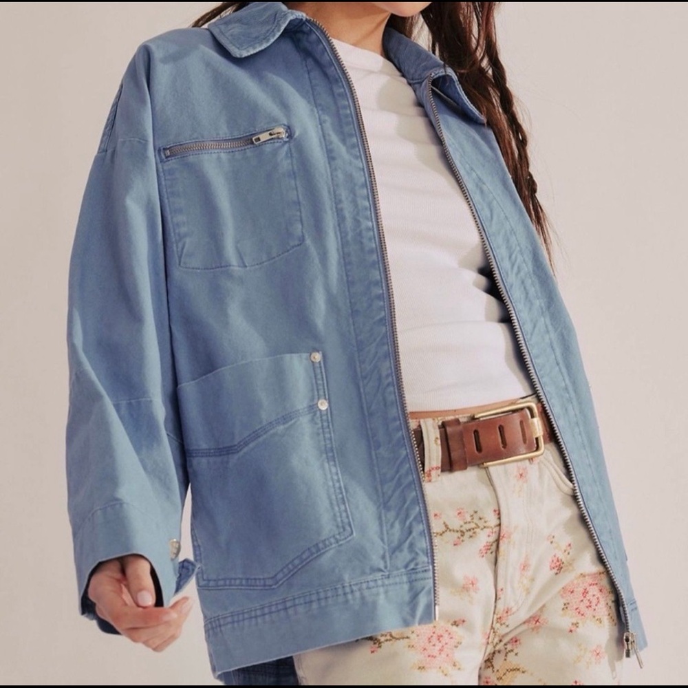 Free People We The Free Easy That Canvas Jacket NWT!!